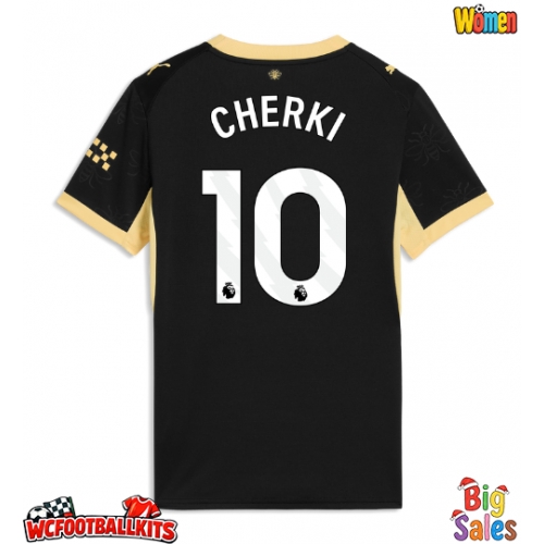 Manchester City Rayan Cherki #10 Replica Away Stadium Shirt for Women 2026-27 Short Sleeve